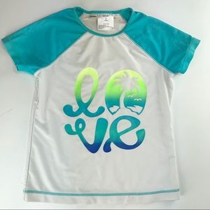 SUMMER Old Navy Girls Swimsuit Shirt